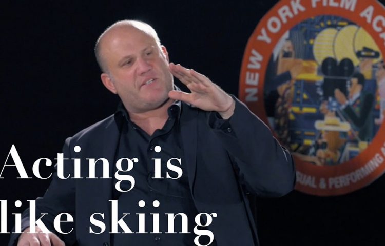 Acting is like skiing